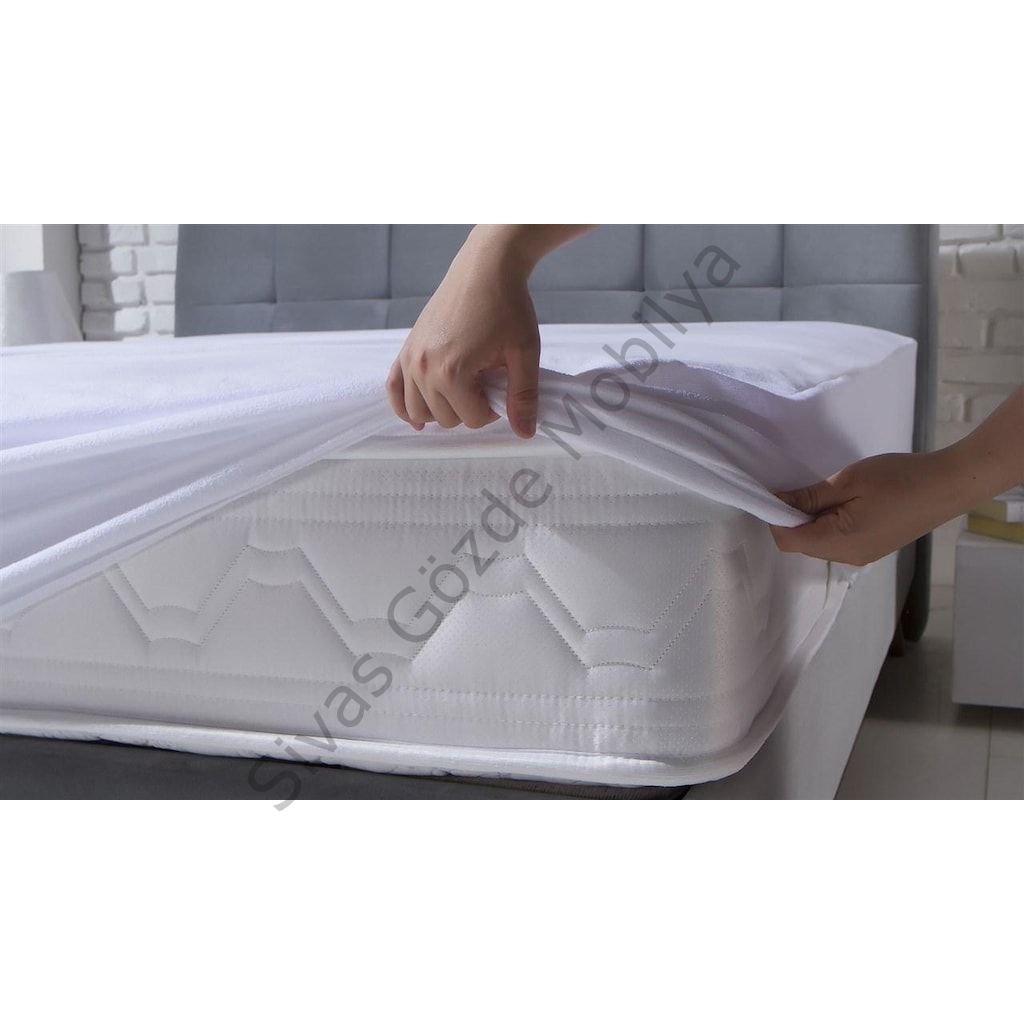 Doqu Home Sleepline Sıvı Geçirmez Fitted Lastik Çift Kişilik Alez