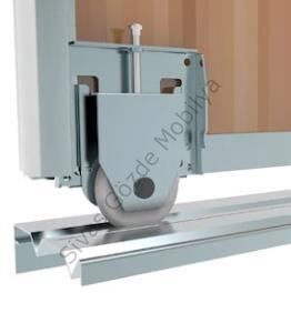 Sürgülü Gardırop Kapak Tekerleği 80KG TEK Makara Mekanizması