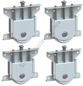 Sürgülü Gardrop Kapak Tekerleği 4lü 80KG Makara Mekanizması