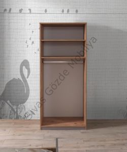 Ekonomik 2 Kapılı Gardırop Elbise Dolabı 80x53x180cm