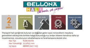 BELLONA ÖZEL SERİ %100 AKRİLİK HALI 4m² 150x230 VOKAL 6877-S10