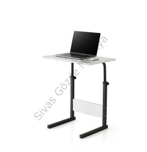 Laptop Sehpası Ayarlı Ofis Çalışma Masası 60x40 BEYAZ