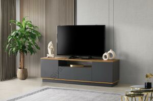 Vega Dolaplı Tv Sehpası 140cm GRİ