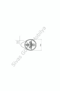 Markalara Özel Koltuk Berjer Ayağı Tek Ayak 10cm