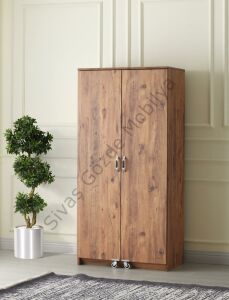 Ekonomik 2 Kapılı Mutfak Kiler Erzak Dolabı 86x50x180