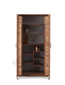 Ekonomik 2 Kapılı Mutfak Kiler Erzak Dolabı 86x50x180