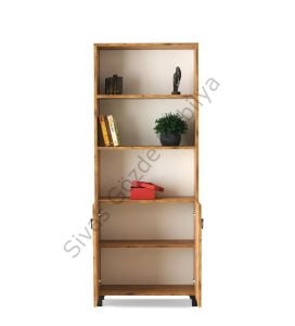 Buket Dolaplı 5 Raflı Kitaplık 70x32x178cm