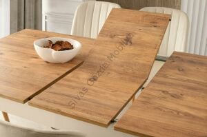 Anka Milano Açılır Yemek Masa Sandalye Takımı 90x145