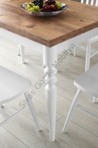 Cunda  Kırlangıç Ahşap Masa Sandalye Takımı 70x110