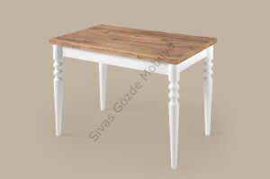 Cunda Elma Ahşap Masa Sandalye Takımı 70x110