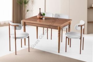 Didim Beta Açılır Mutfak Masa Sandalye Takımı 80x120 GRİ
