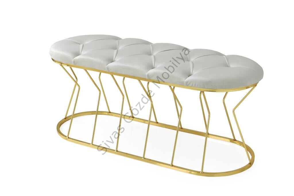 Chester Kum Saati Metal Ayak Bank Bench 110cm