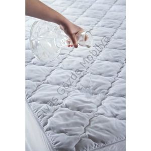 Doqu Home Comfyline Façalı Sıvı Geçirmez Alez Çift Kişilik Beyaz