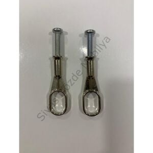 Flanş 2li Paket Vidalı Dolap Askı Aparatı