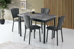 Smart Milas Mutfak Masa Sandalye Takımı 70x110