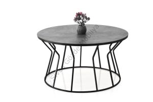 Kum Saati Metal Orta Sehpa 80x43cm