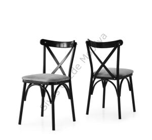 Bahar Mutfak Bahçe Cafe Sandalyesi 2 li Set