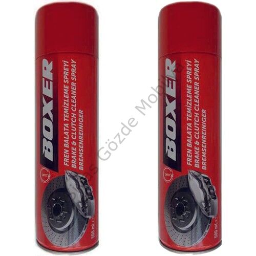 Boxer Fren Balata ve Parça Temizleme Sprey 500ml X 2 Lİ PAKET