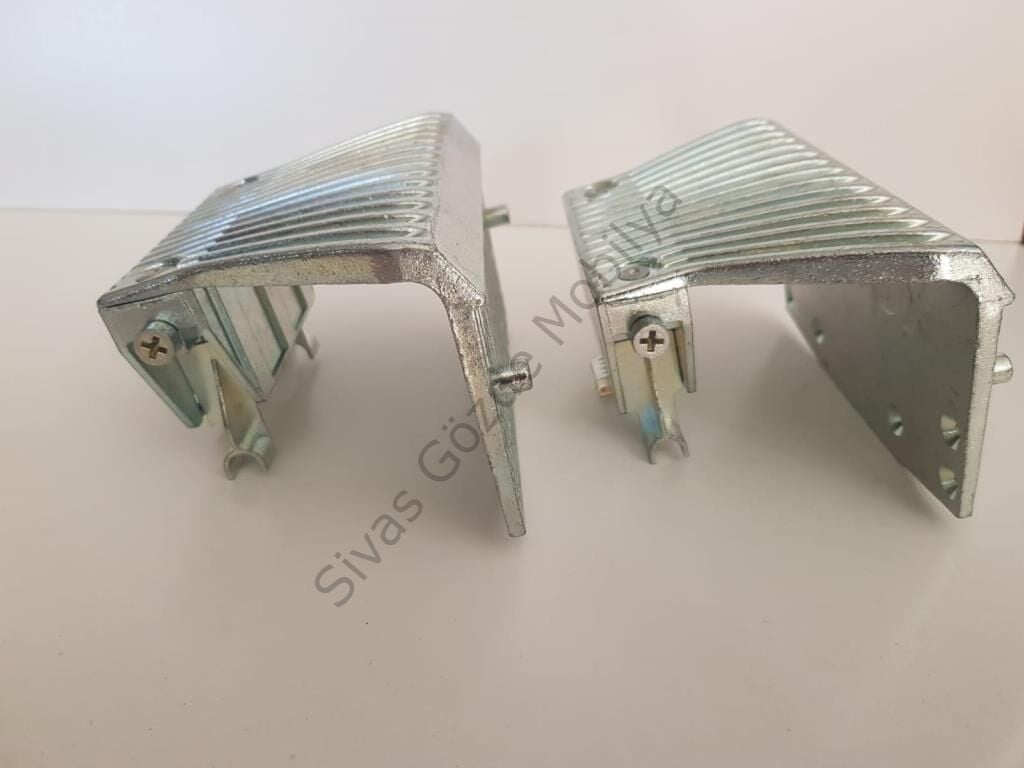 Indaux Sürgülü Gardırop Ön Dış Kapak Taşıyıcı 2li Teker