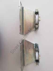 Indaux Sürgülü Gardırop Ön Dış Kapak Taşıyıcı 2li Teker