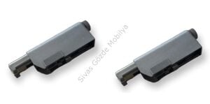 Dolap Kapak Menteşe Yavaşlatıcı 2li Yarım Deve Stoplama