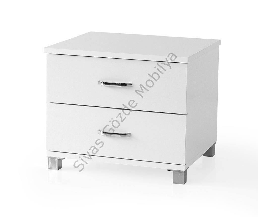 Ekonomik 2 Çekmeceli Komodin 51x44x43cm