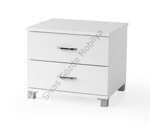 Ekonomik 2 Çekmeceli Komodin 51x44x43cm