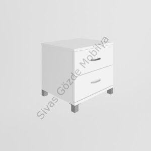 Ekonomik 2 Çekmeceli Komodin 51x44x43cm