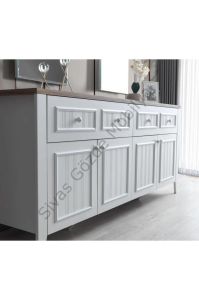 Gözde Yemek Odası Aynalı Konsol Büfe