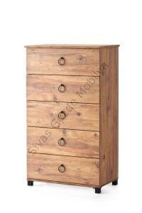 Ekonomik Yüksek 5 Çekmeceli Şifonyer 73x45x125cm