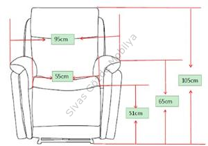 Bellona Letto USB Fonksiyonlu Tv Koltuğu Elektrikli Uzanmalı