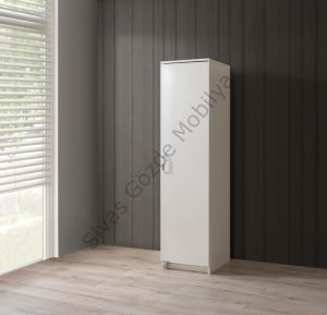 Çok Amaçlı Tek Kapaklı Mutfak Erzak Kiler Dolabı 45x52x180cm