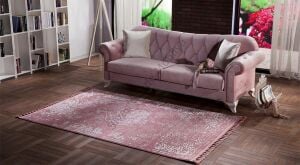 Bellona Woolline 3692 P10 Pembe 150x230 Yün Halı