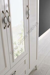 Irmak 3 Kapılı 2 Çekmeceli Gardrop Elbise Dolabı 120x48x195cm