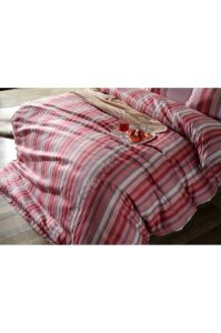 Doqu Home Saten Nevresim Takımı Çift Kişilik Maestro Pudra