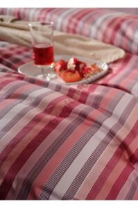 Doqu Home Saten Nevresim Takımı Çift Kişilik Maestro Pudra