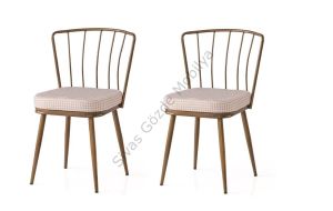 Modern Mutfak Cafe Bahçe Sandalyesi Buse 2 Li Set