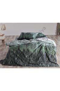Doqu Home Ranforce Çift Kişilik Nevresim Takımı Leaf