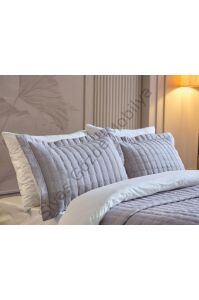 Doqu Home Çift Kişilik Yatak Örtüsü flash Gri