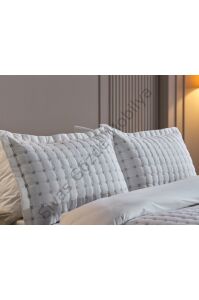 Doqu Home Çift Kişilik Yatak Örtüsü Flash Krem